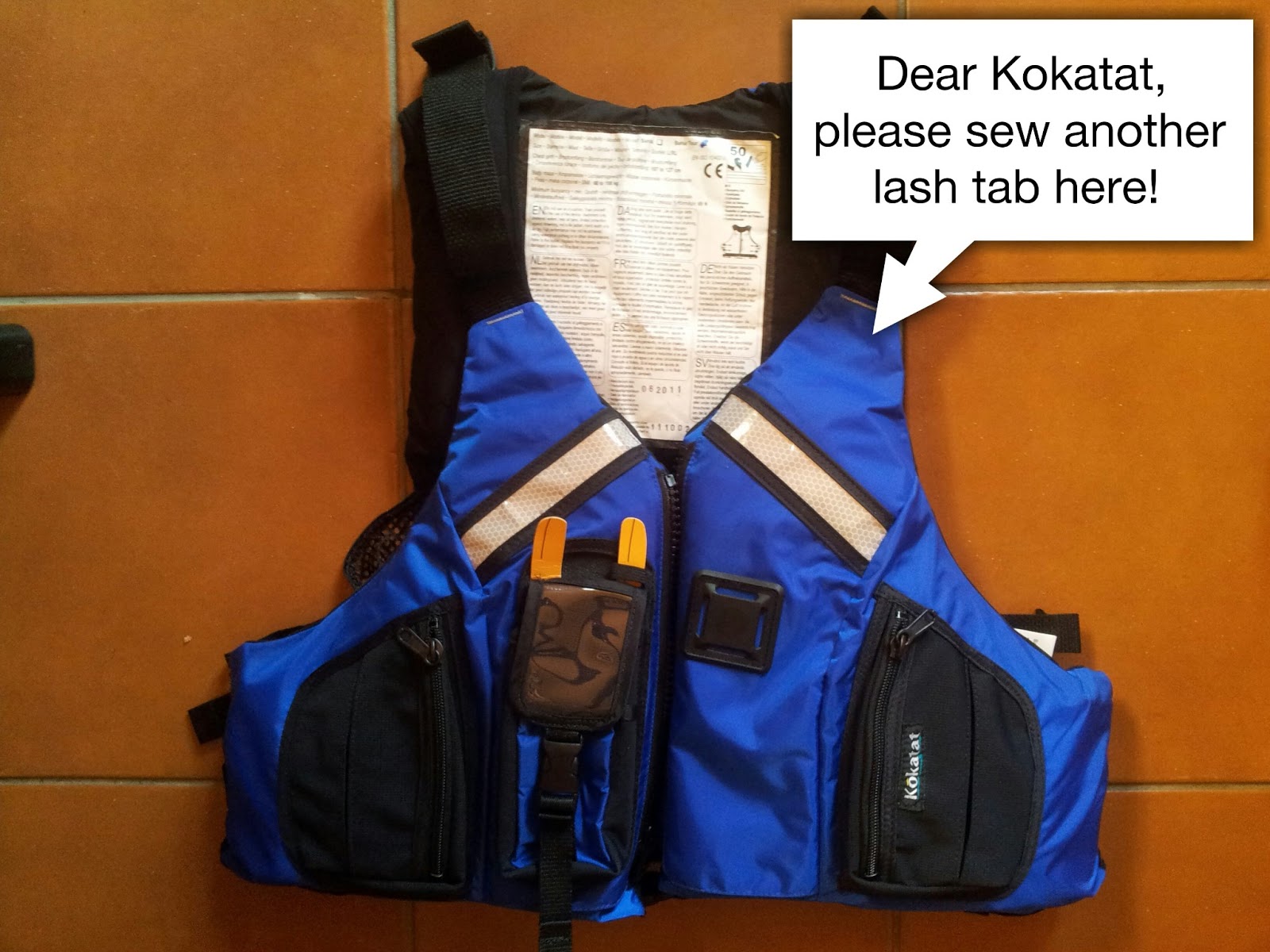 Sea kayak fishing VHF radios and sea kayak fishing PFDs