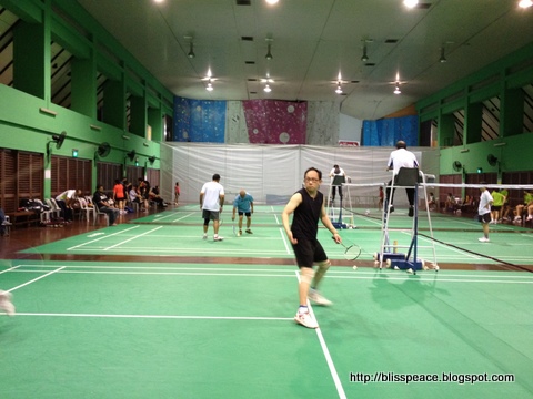 The badminton tournament I played yearly......