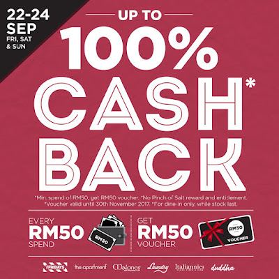 Italiannies 100% Cashback Voucher Promo