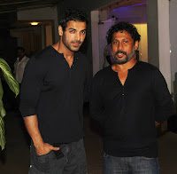 Abhishek, John & Nargis at Madras Cafe special screening 