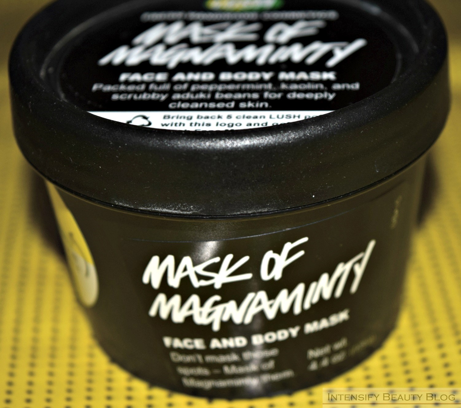 Review Lush Mask of Magnaminty [suitable for sensitive and acne