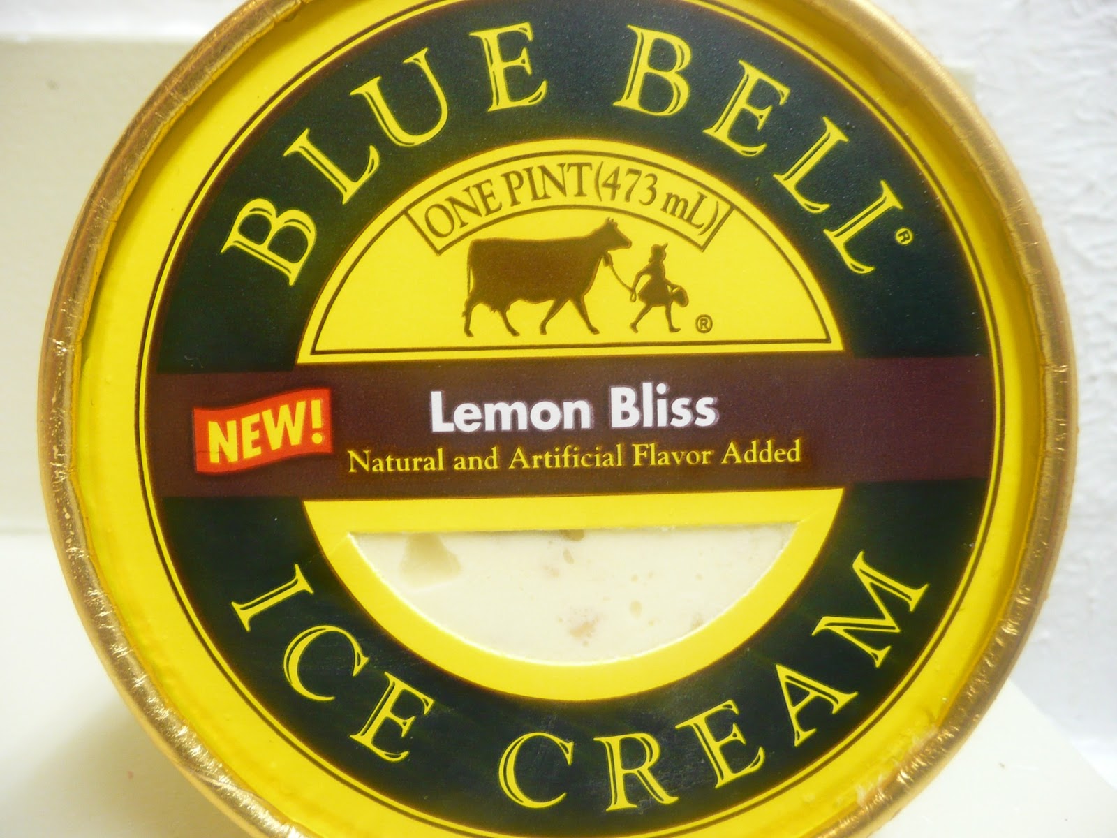 Lone Star Review Lemon Bliss Blue Bell Ice Cream