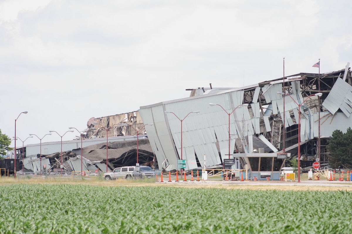 Village of Hennepin, Illinois: Tallest Part of Former Hennepin Steel