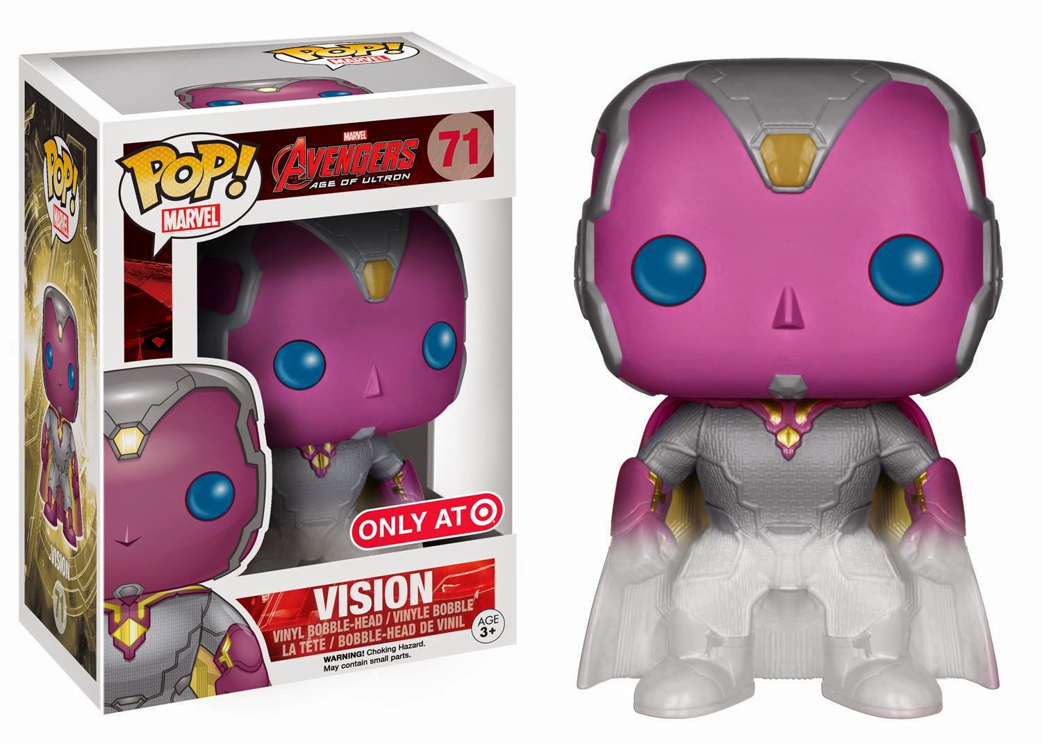 Target Exclusive “Faded” Vision Avengers: Age of Ultron Pop! Marvel Vinyl Figure by Funko
