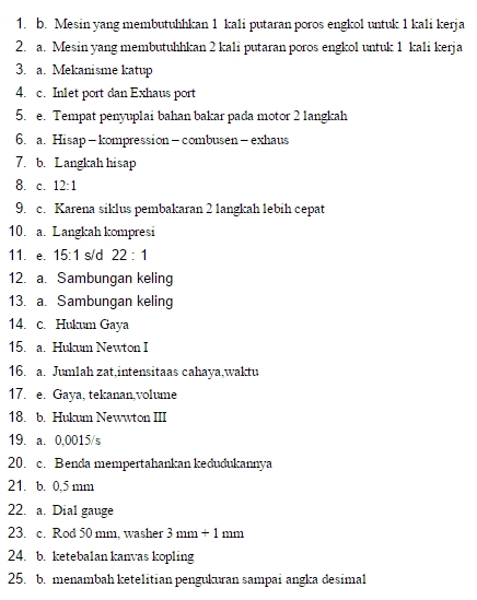 Soal Essay Material Teknik Beserta Jawaban  ID Aplikasi