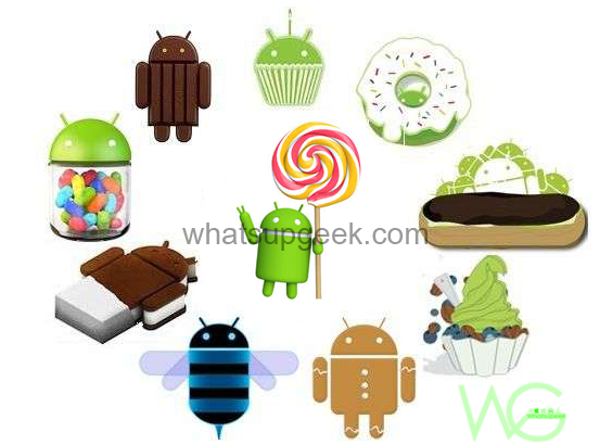 evolution of android from cupcake to lollipop and android m