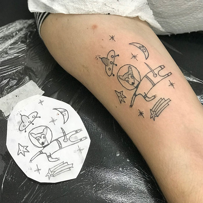 This Tattoo Artist Is Not Good At Drawing And That’s Exactly Why Her Clients Choose Her
