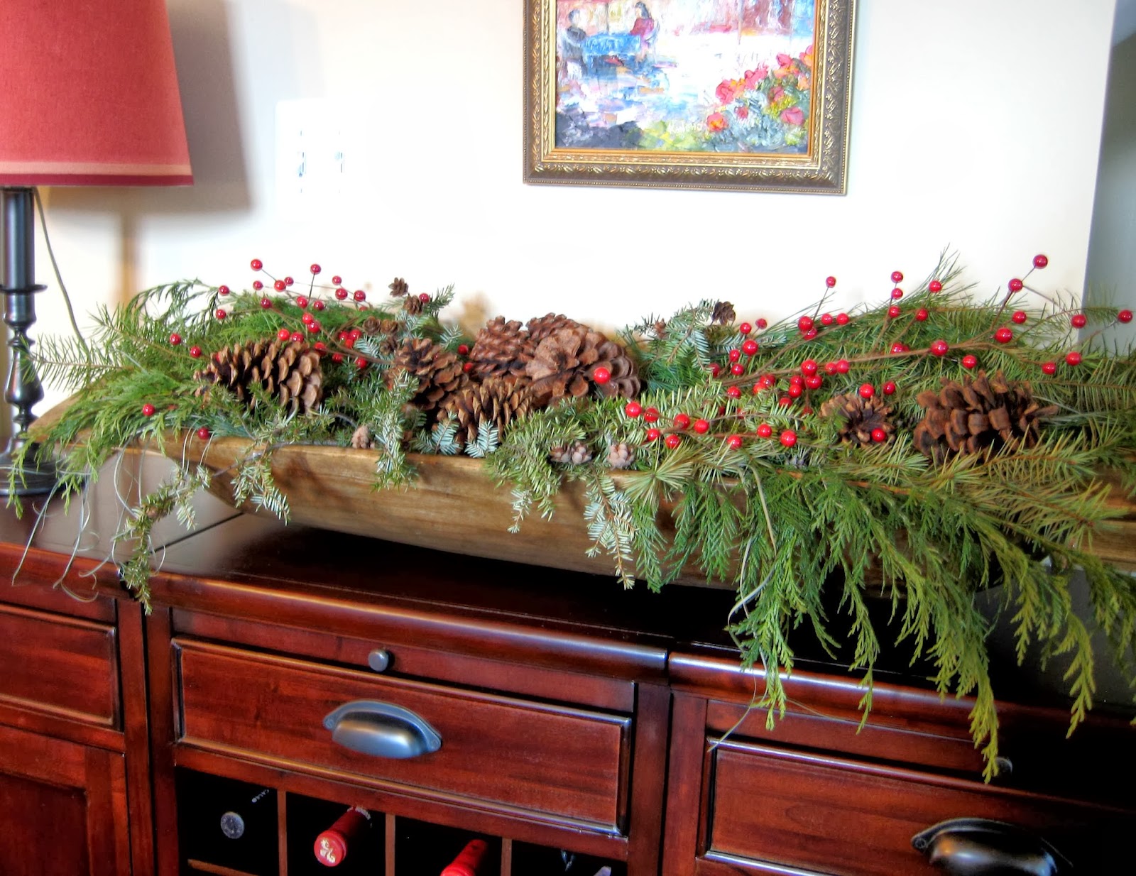 christmas centerpiece ideas for kitchen table