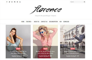 Florence responsive Blogger Templates