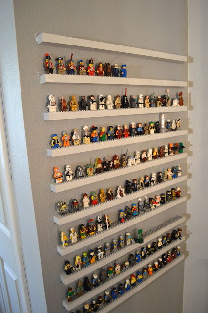 DIY Lego Minifigure Storage Shelves Tutorial