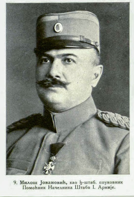 Milos Jovanović as Lieutenant Colonel of the General Staff assistant of the General Staff Chief of the 1st Army, Chief of the General Staff Sumadija Division