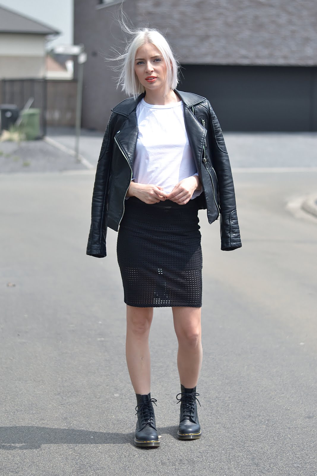 skirt with dr martens