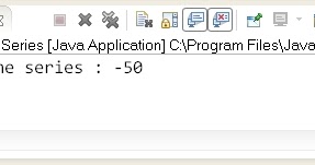 Write a program to calculate and print the sum of the following series ...