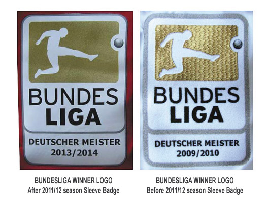 Original Lextra Bundesliga Meister Patch Badge 15/16 für Bayern München Trikot 