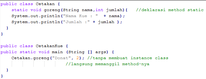 Apa Itu Method Void, Return Dan Static Pada Java – DABC