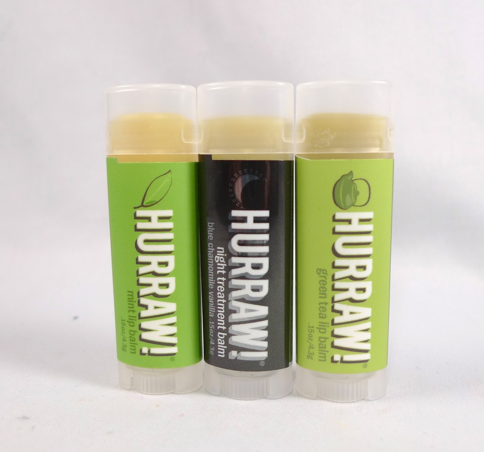 Review Hurraw! Lip Balms