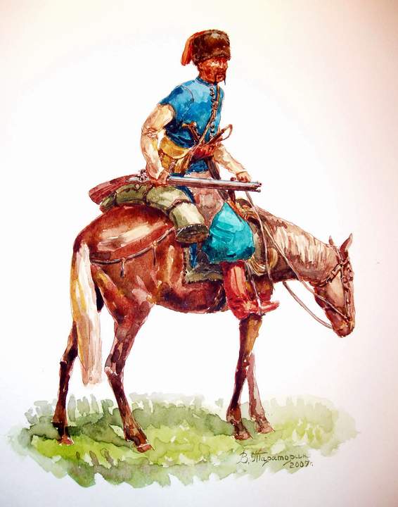 Военная история XVI-XVII веков: Современные изображения запорожских казаков