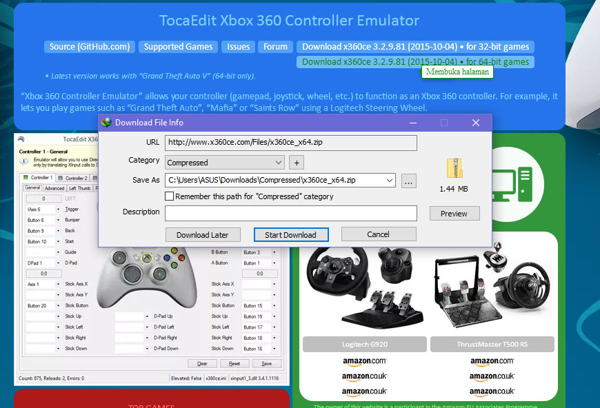 Xbox 360 Controller Emulator. Что делать если не работает Xbox 360 Controller Emulator (x360ce). X360ce не видит Dualshock 4. Все версии се360 версия 2.13130. Джойстик x360ce