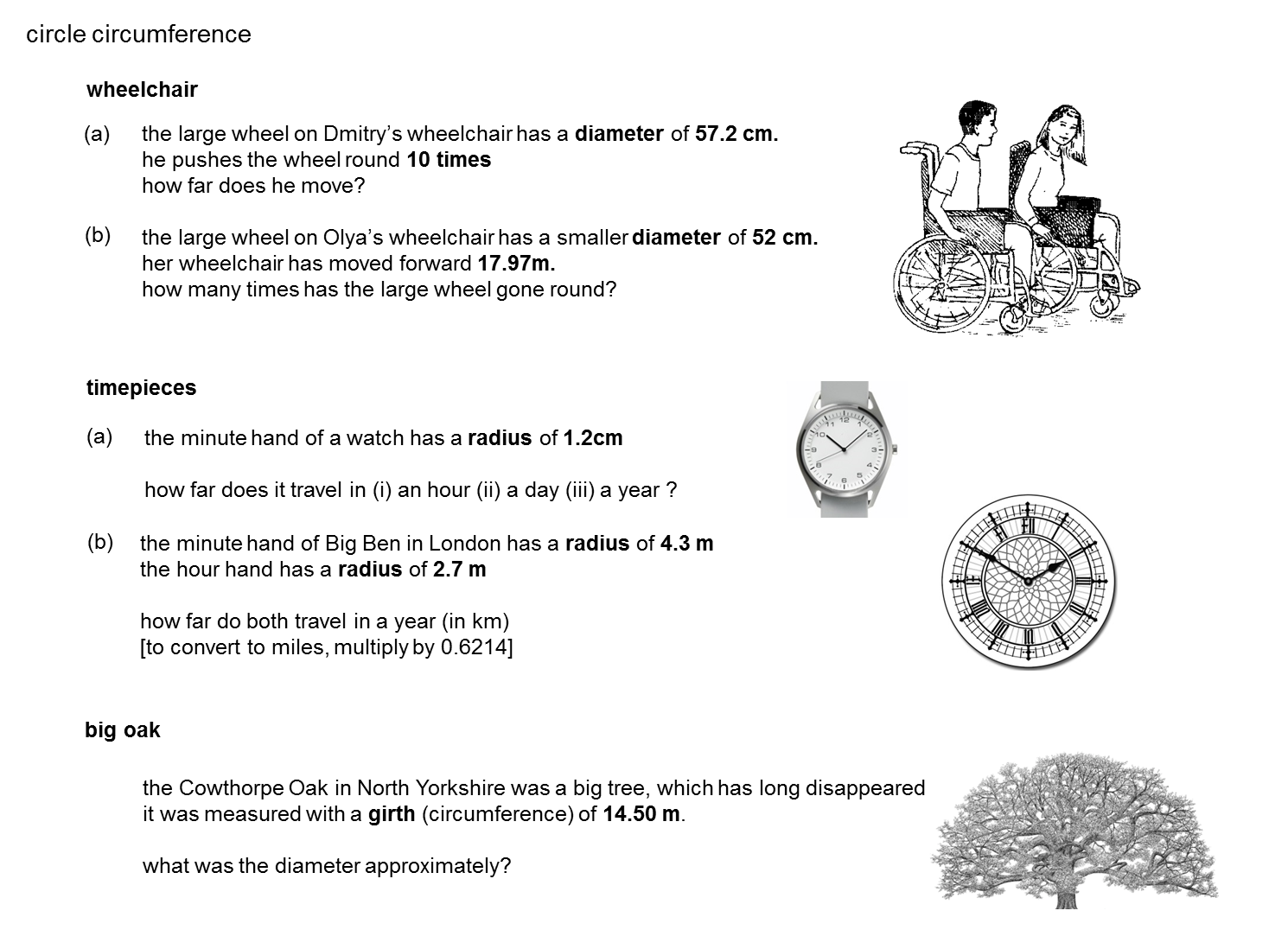 MEDIAN Don Steward mathematics teaching: circle: introducing circumference