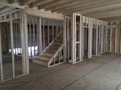 Ryan Homes stairs to second floor