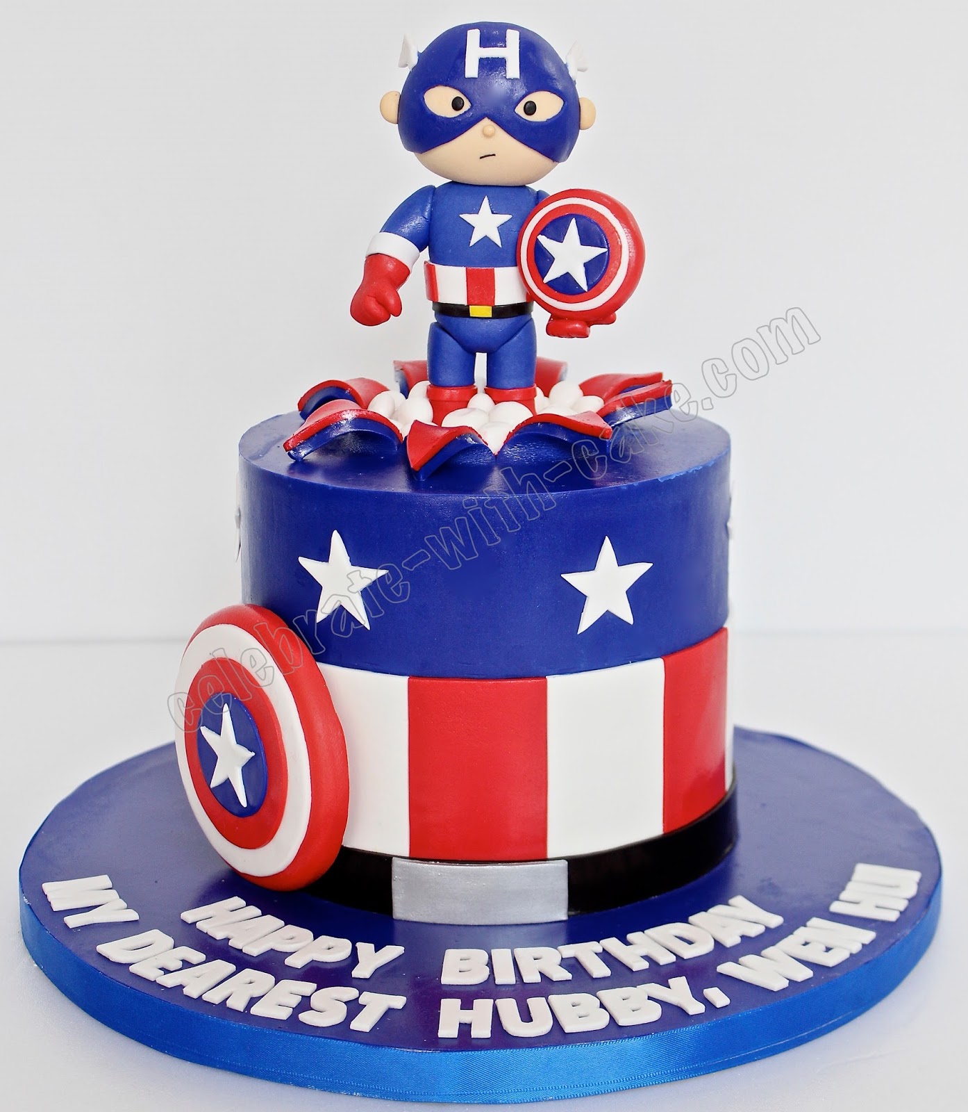 Best Captain America Theme Cake In Hyderabad | Order Online