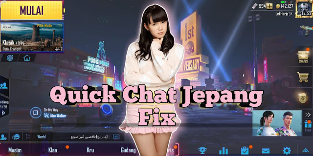 Quick Voice Chat Bahasa Jepang PUBG Mobile Versi Global – Fix Enemies Ahead & I Got Supply