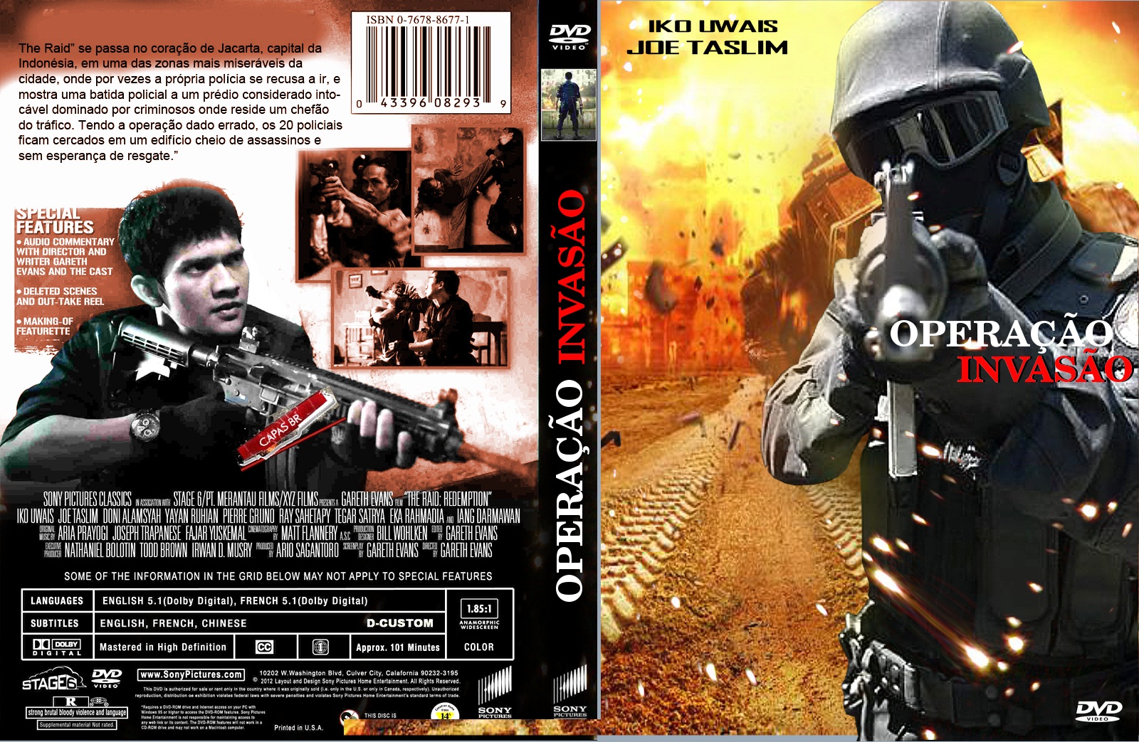 Capas Filmes Policial: Operação Invasão