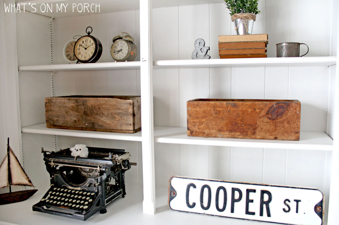 My Porch Prints: How To Style Industrial Farmhouse Bookshelves