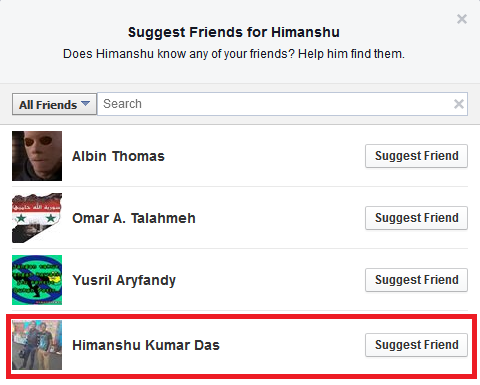 How to Send Friend Request to Own Facebook Profile