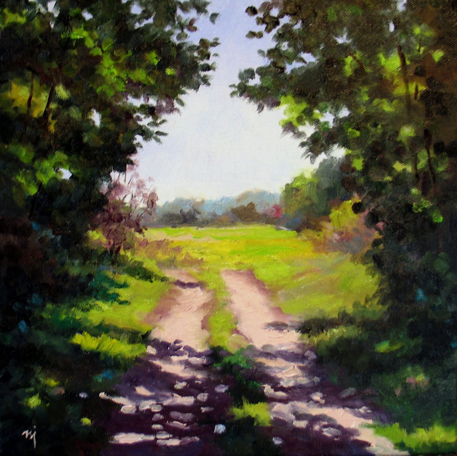 Nel's Everyday Painting Sunlight and Shade 2 SOLD
