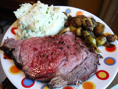 Clockwatching Tart: Grilled Prime Rib for Two