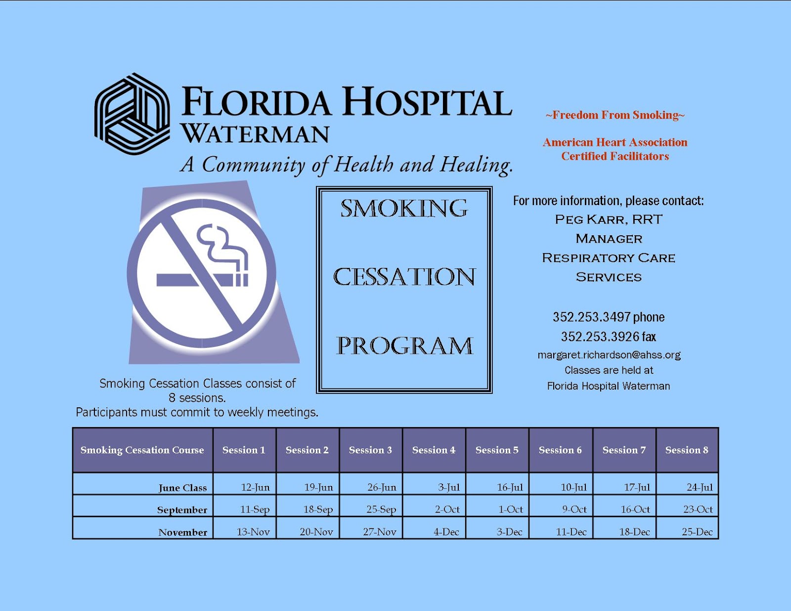 Printable Smoking Cessation Brochure