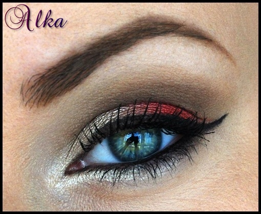 Alka Make Up Makijaż Z Czerwonym Akcentem