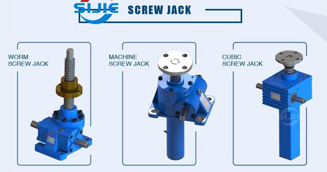High performance Electric or Manual Worm Gear Screw Jack lifting system