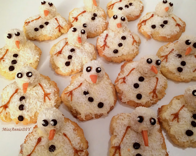 Miss Anni&amp;#39;s DIY: Schneemann Plätzchen