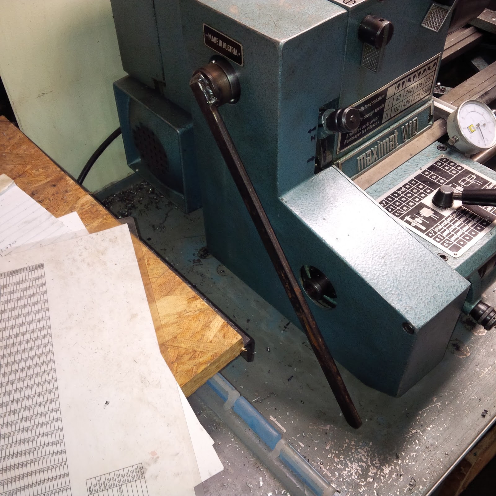 Another Day Another Project Spindle Lock For My Emco Maximat V10 Metal