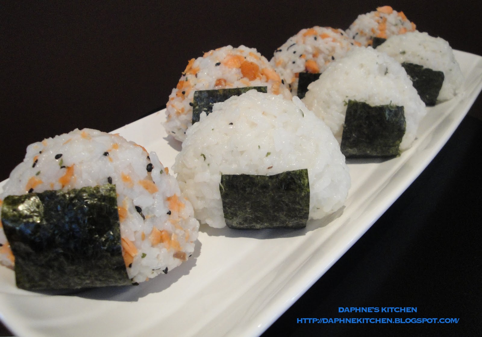 Daphne's Kitchen Salmon and Prawn Onigiri & Lunch Bento