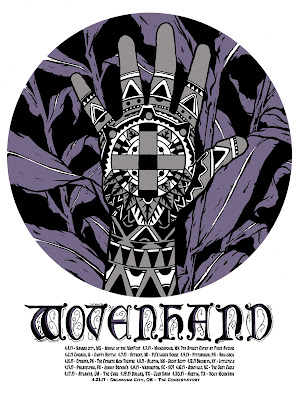 INSIDE THE ROCK POSTER FRAME BLOG: Ryan Mowry Wovenhand Spring Tour ...