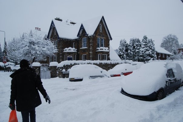 Snow in Guildford Surrey
