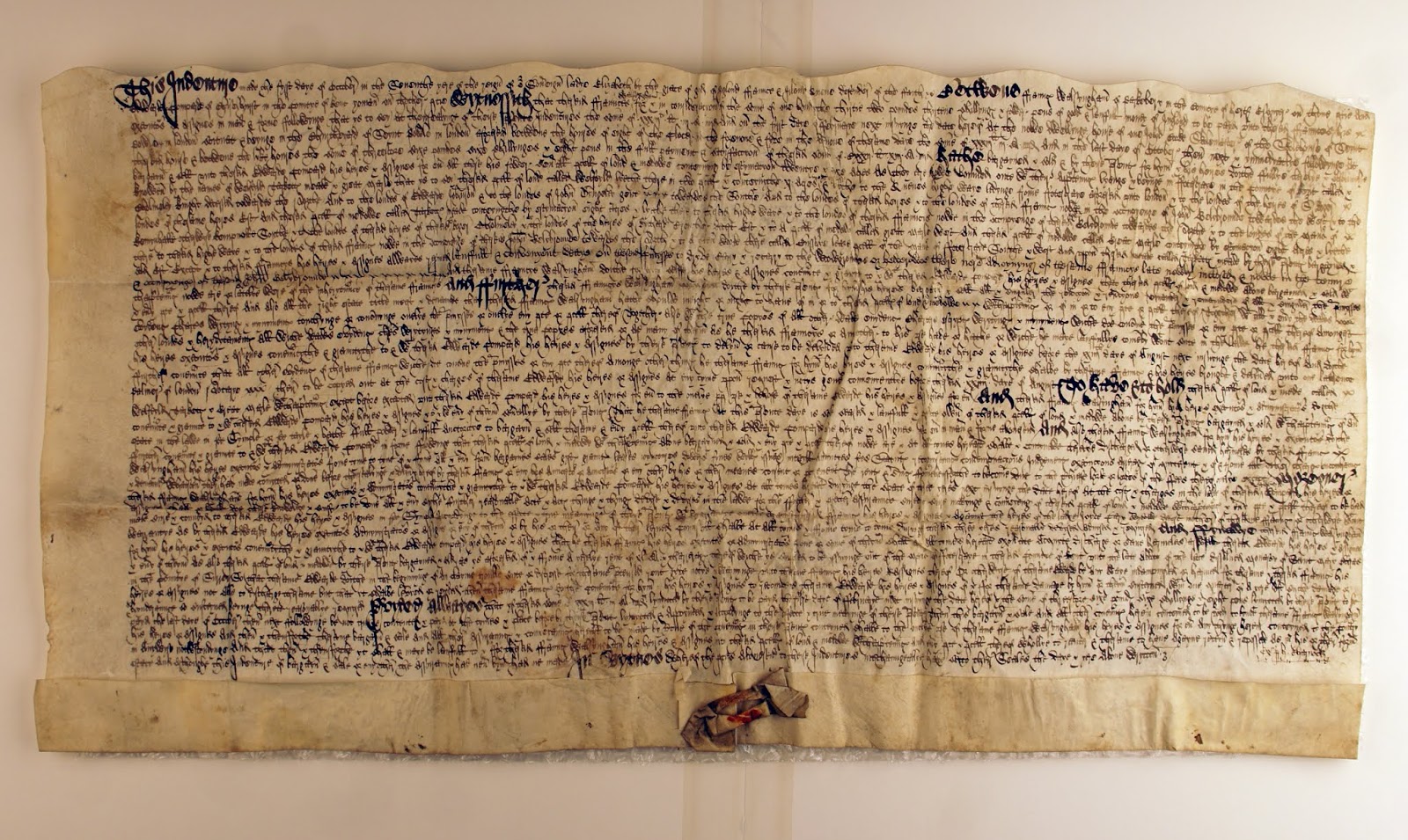 NERFC News Indentures, quitrents, and royal appointments Four