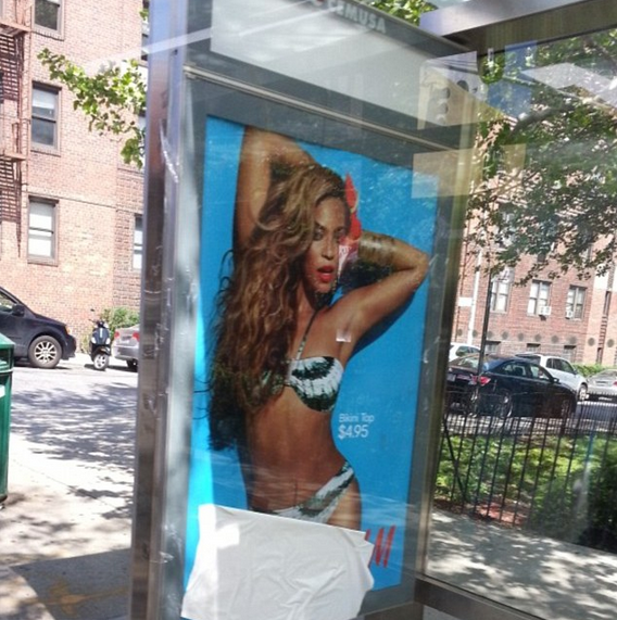 Effiong Eton [photos] Too Hot Beyoncé Bus Stop Bikini Ad Banned