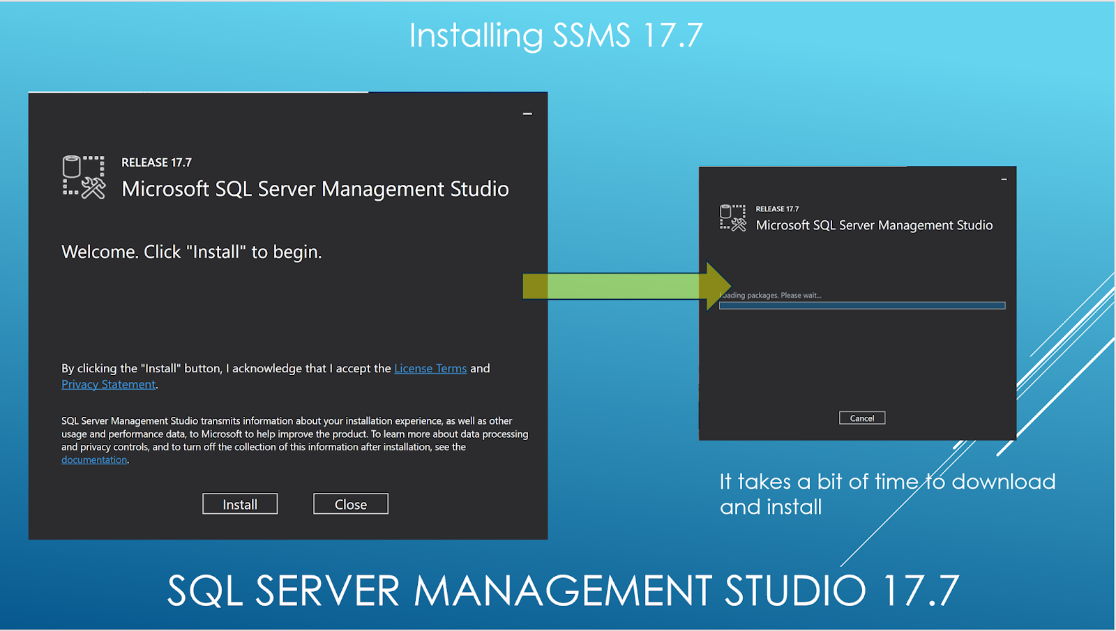 HodentekMSSS: Upgrading SQL Server Managment Studio v17.3