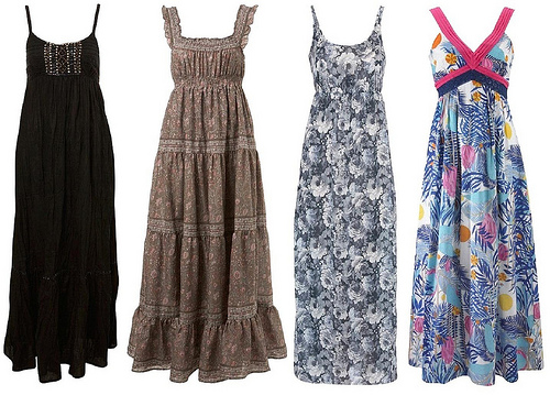 Strapless Maxi Dress | long maxi dresses for girls | Floral print maxi ...
