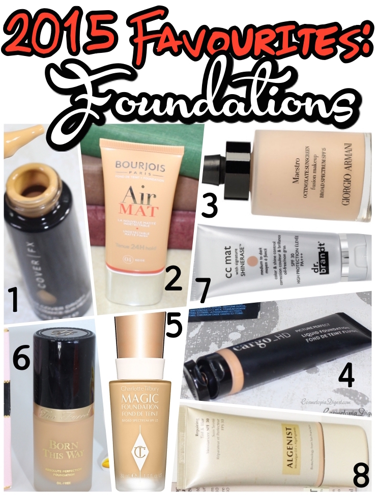 The best medium to full coverage foundations and bb/cc creams of 2015, for oily, acne-prone skin.
