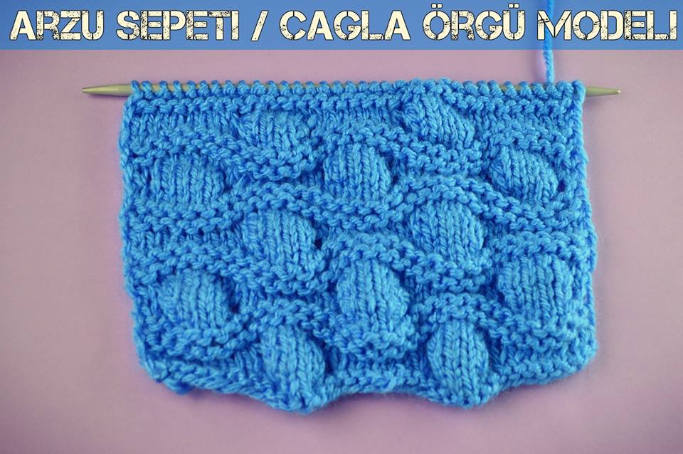 Çağla Örgü Modeli Yapılışı Çağla Örgü Modeli Yapılışı