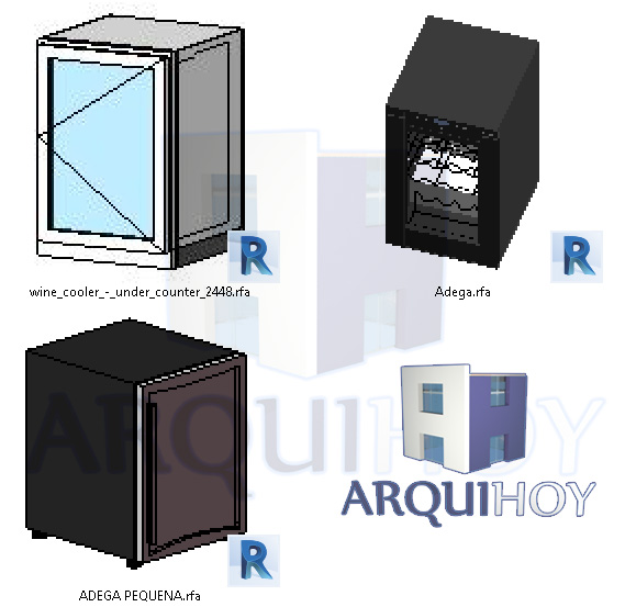 Familia Cava de Vinos / Family Wine Coolers (RFA) ArquiHoyRevit