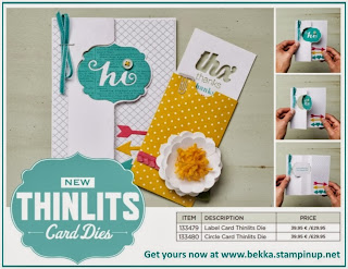 Check out the new Stampin' Up! Thinlit Dies and get yours here www.bekka.stampinup.net