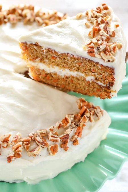 The BEST Carrot Cake with Cream Cheese Frosting