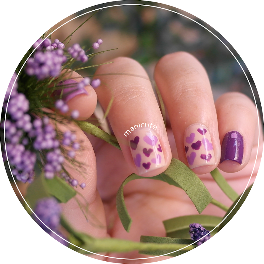 como hacer corazones en las uñas