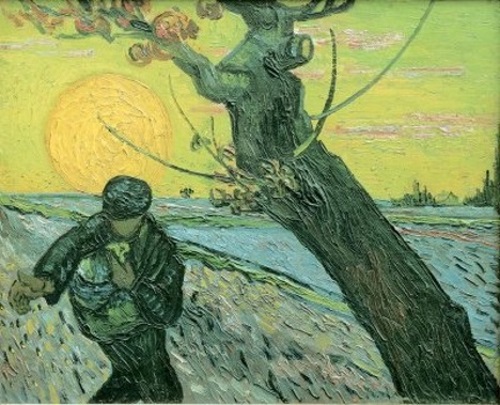 O semeador, pintura de Vincent Van Gogh.